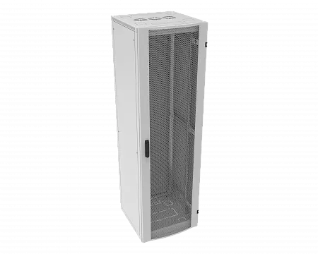 Шкаф телекоммуникационный напольный МИКсистем серия ECO+ 19" 30U 600*600 дверь перфорация серый