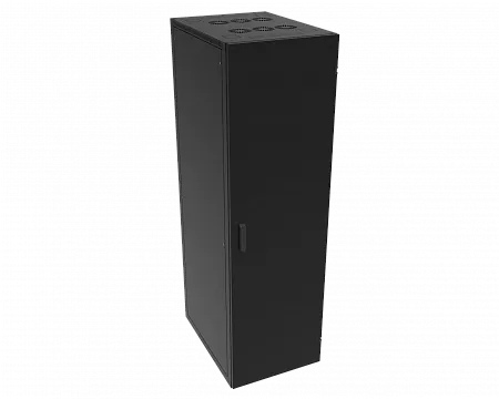 Шкаф телекоммуникационный напольный МИКсистем серия ECO+ 19" 42U 600*800 дверь металл черный